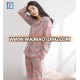 Spring Flannel Womens Sleepwear  Womens Plaid Pajama Set