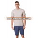 china supplier wholesale cotton custom Deep Blue shorts pajamas for men