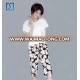 Spring Cotton T-Shirt+Pants Set Pajama Floral AO Print Womens Short Sleeves Lougewear Set