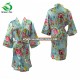 Women Satin Floral Kimono Robe for Bride and Bridesmaids Pajamas