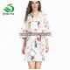 Green-Tex Wholesale Women's New Floral Design Sleepwear Night Dress