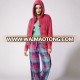 Factory supply custom made womens polar fleece pajamas